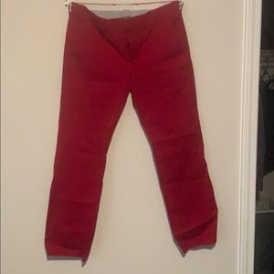 Red pants